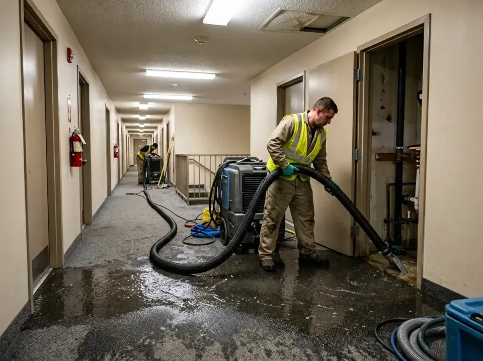 multi-unit-apartment-hallway-f-005 — frequently asked questions, Emergency Burst Pipe Water Extraction & Removal in North Og…